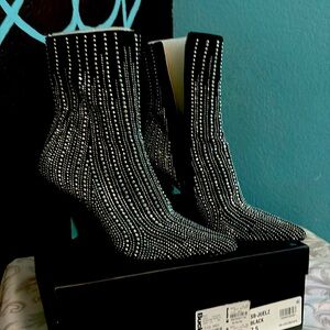 Betsey Johnson rhinestone boots
